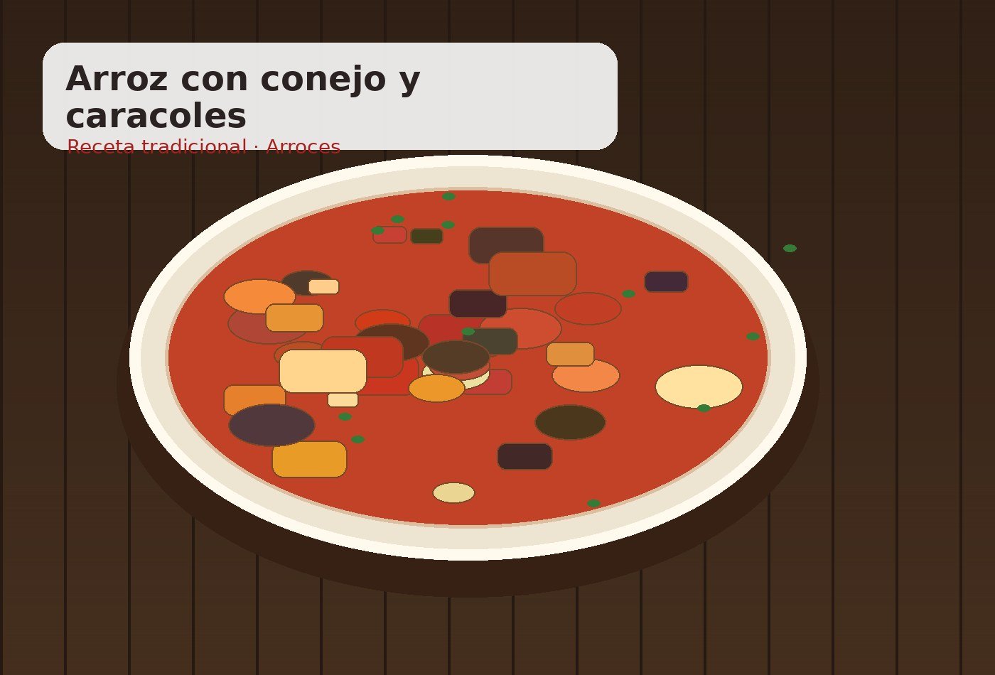 Arroz con conejo y caracoles