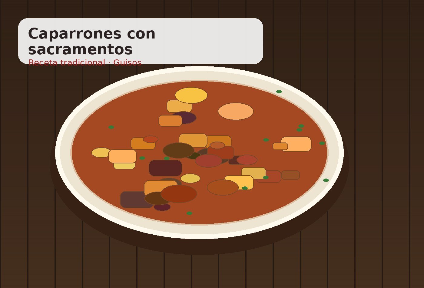 Caparrones con sacramentos