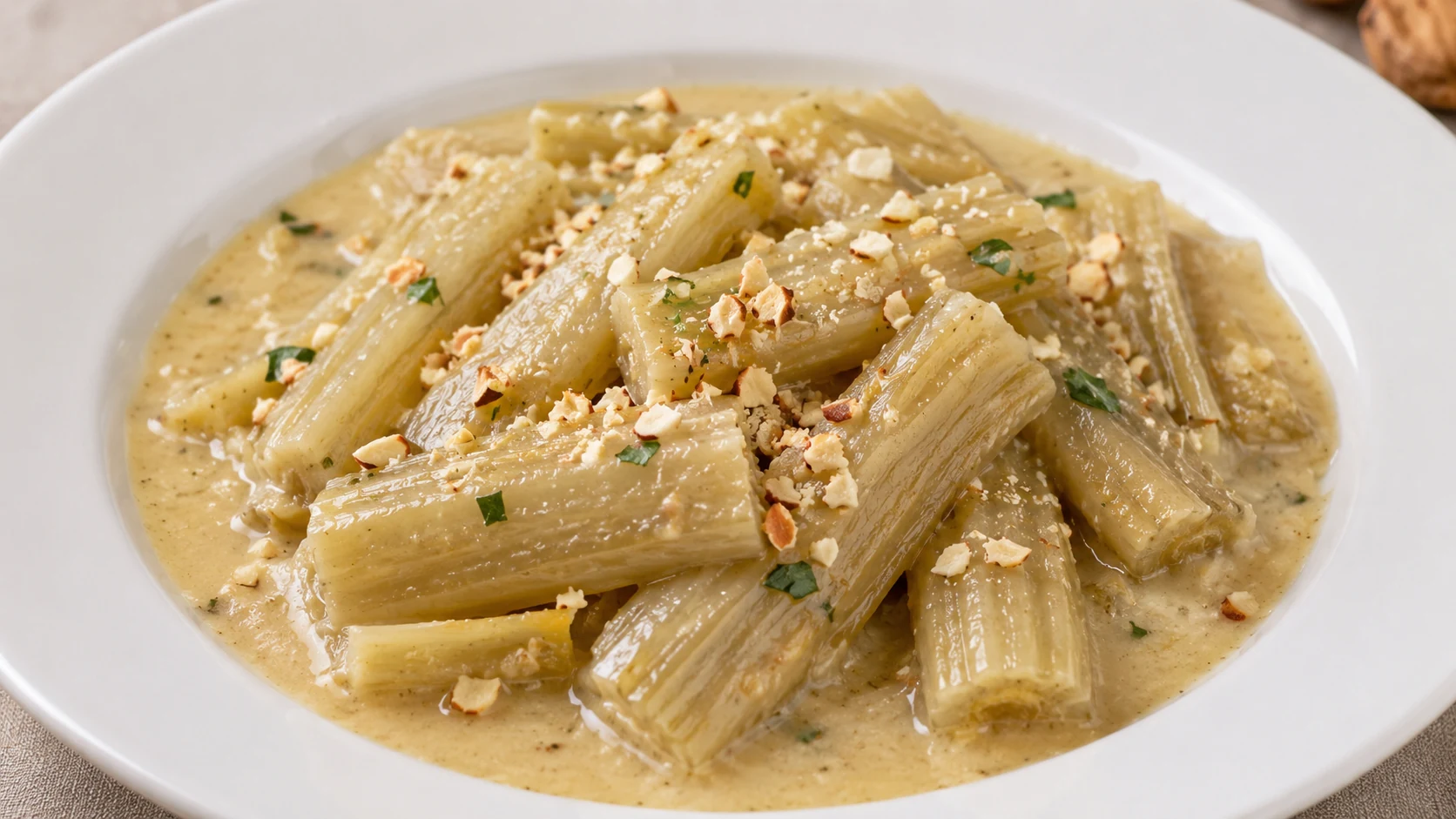 Cardo con almendras