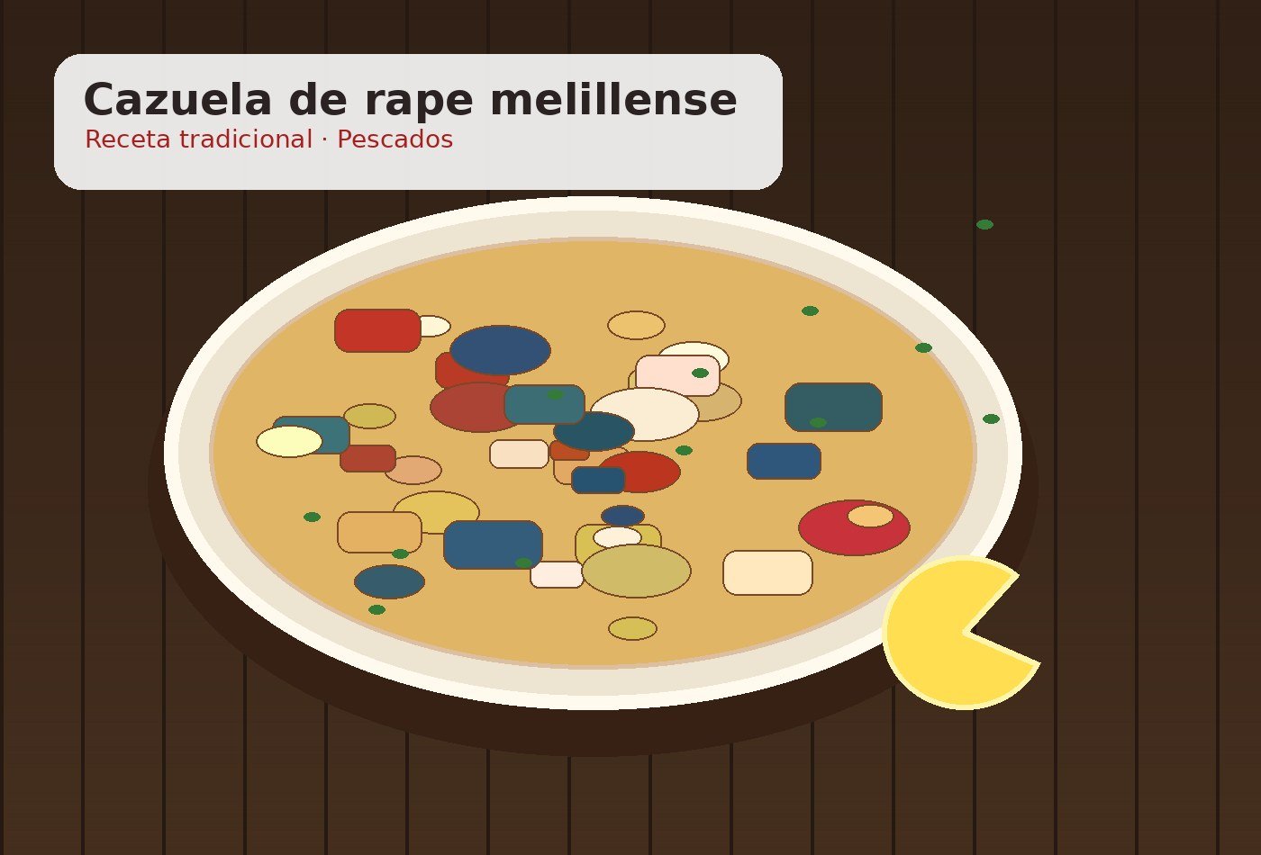 Cazuela de rape melillense