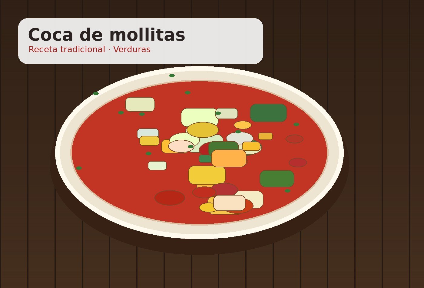 Foto de Coca de mollitas