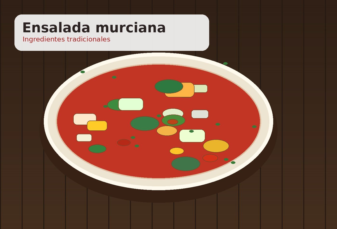 Ingredientes para Ensalada murciana