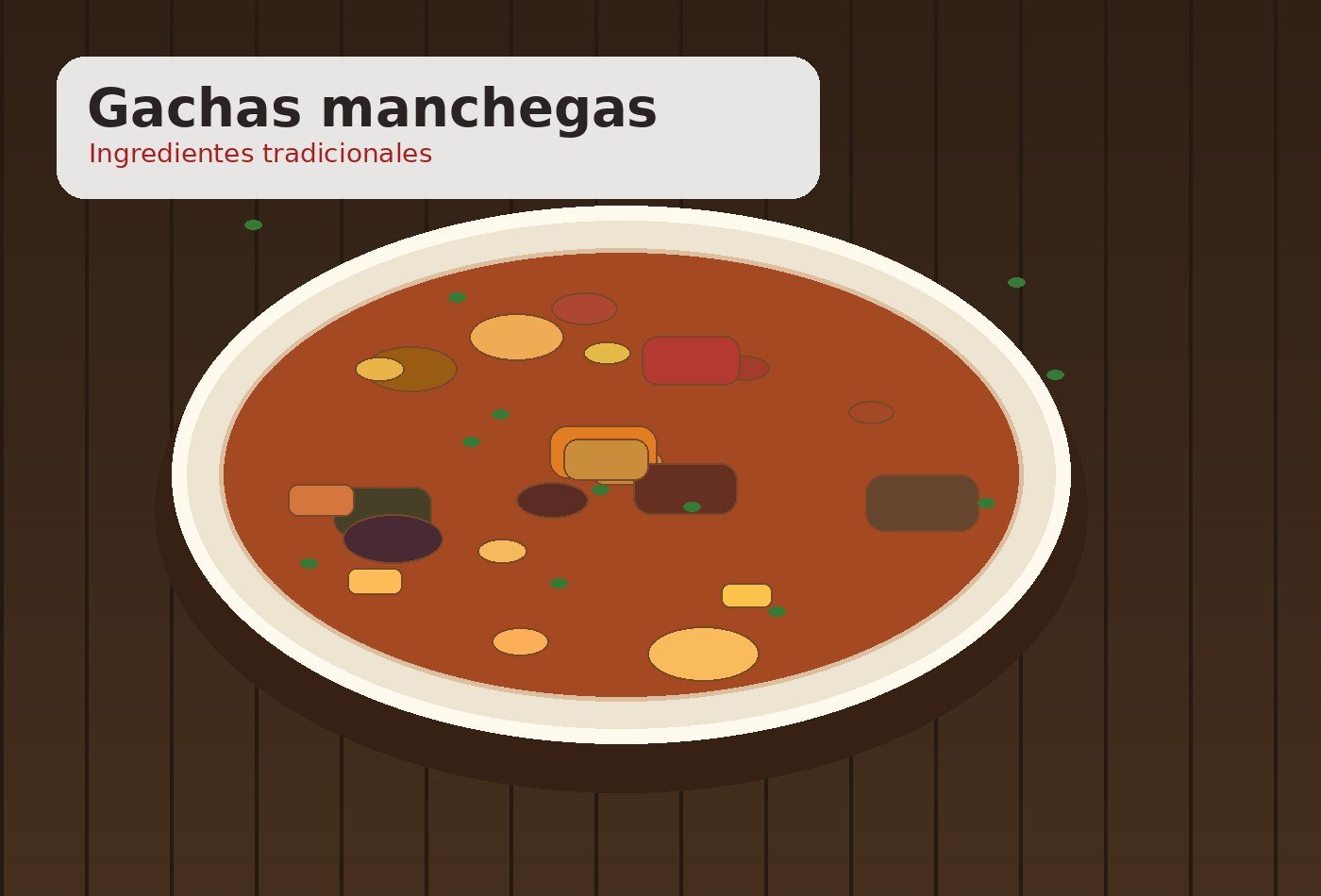 Ingredientes para Gachas manchegas