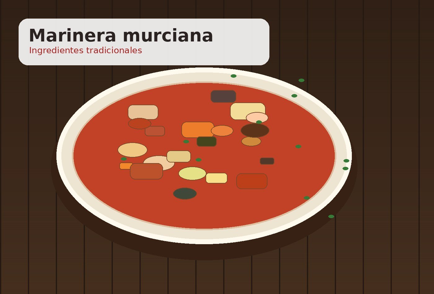 Ingredientes para Marinera murciana