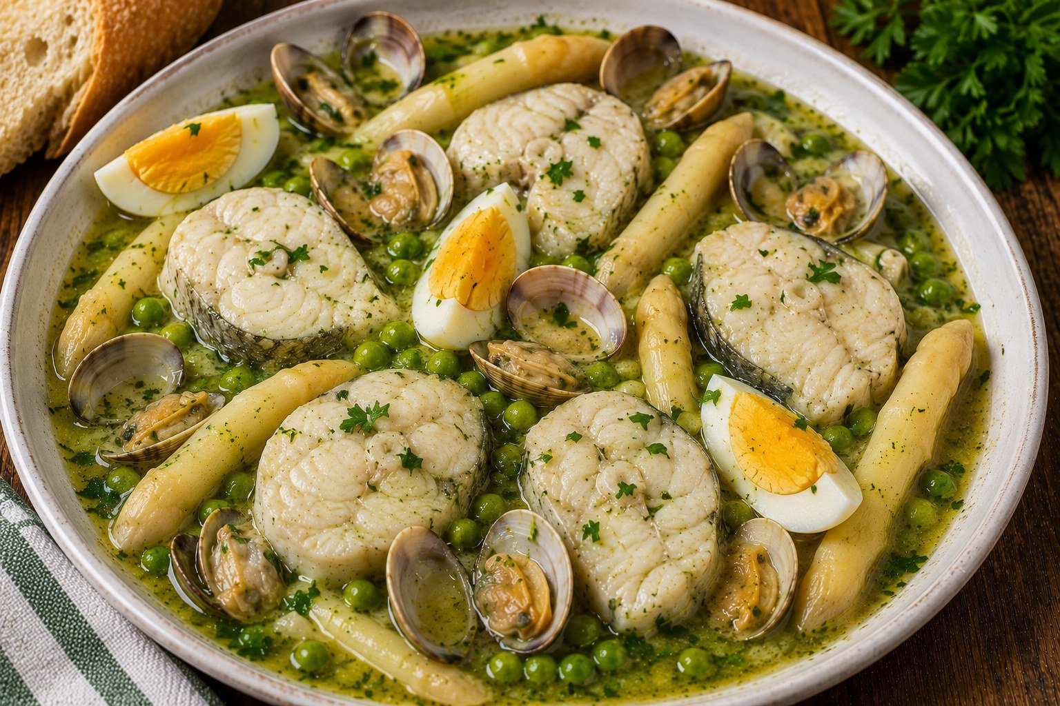 Merluza a la vasca