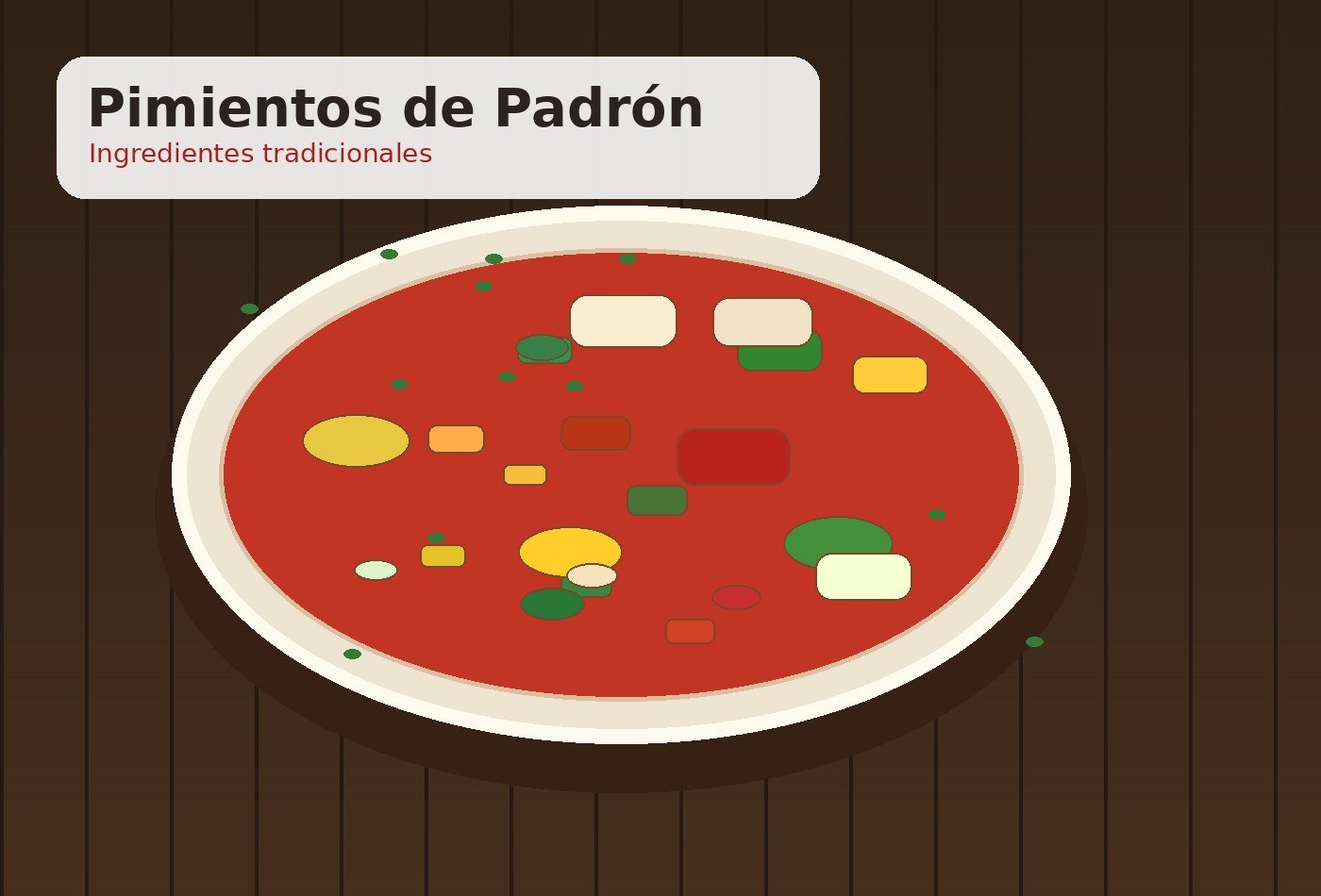 Ingredientes para Pimientos de Padrón
