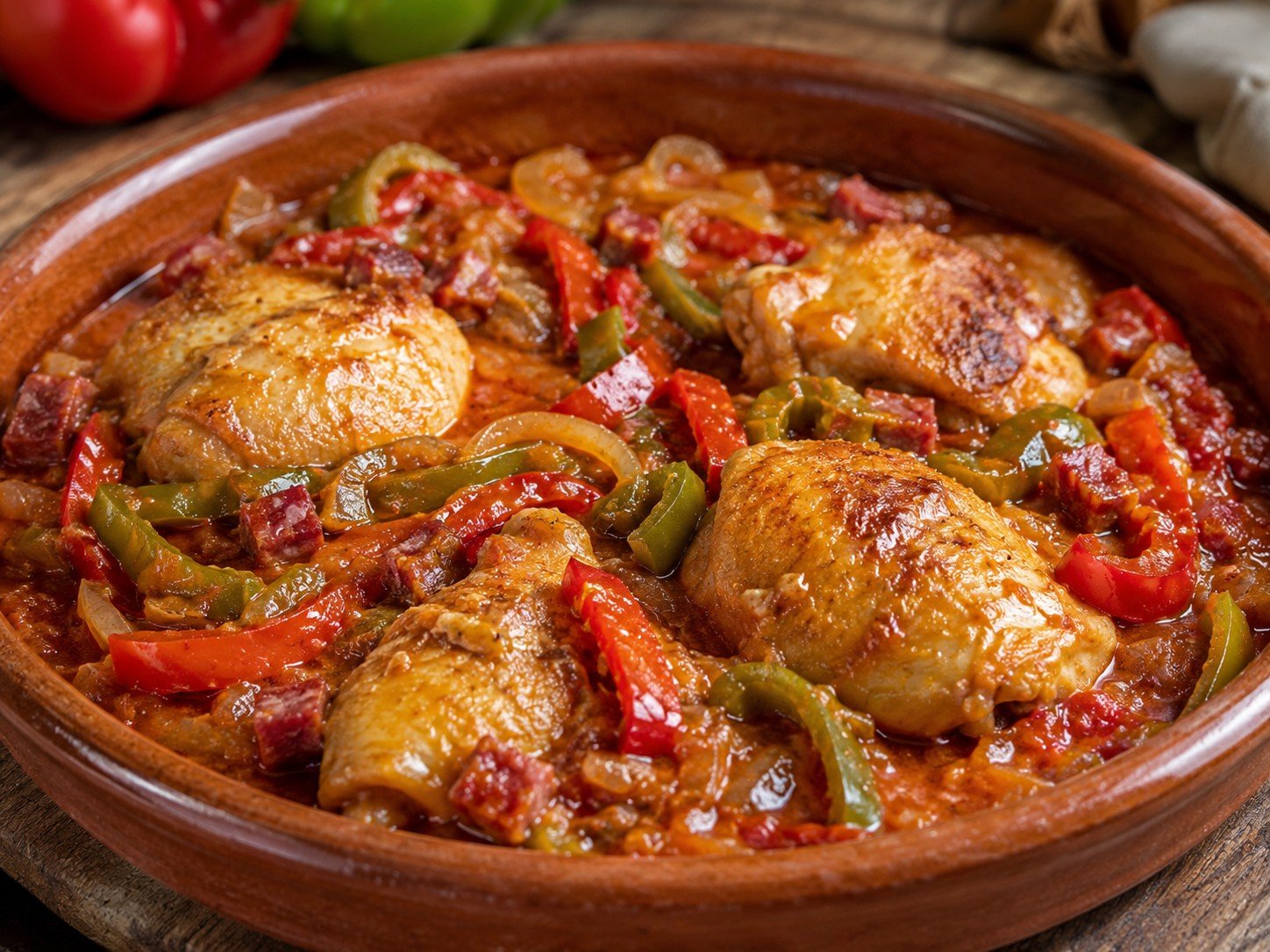 Pollo al chilindrón: imagen local
